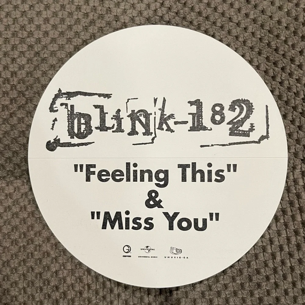 🆕 Blink-182 Sticker Decal Feeling This & Miss You Blink 182 - Picture 2 of 4